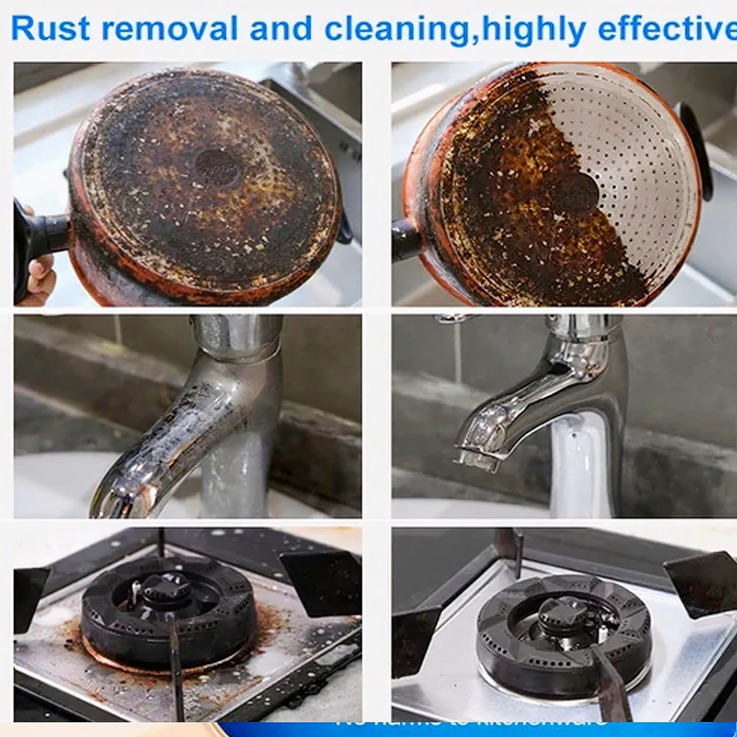 Multi-Purpose Cleaning Powder – Stainless Steel, Pots & Pan Cleaner (250g)