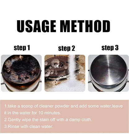 Multi-Purpose Cleaning Powder – Stainless Steel, Pots & Pan Cleaner (250g)